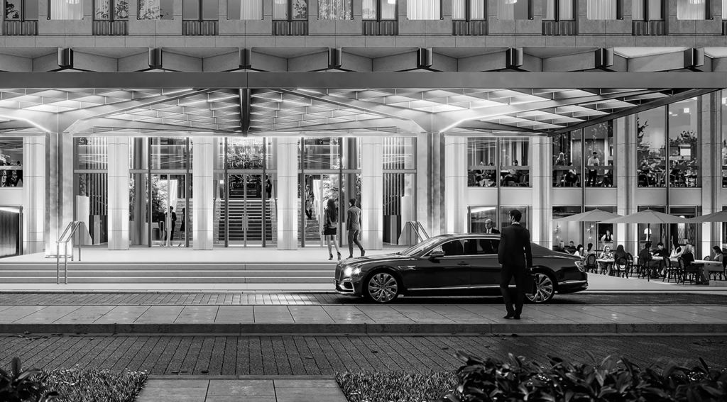 Chancery Rosewood London chauffeur service Mercedes S-Class